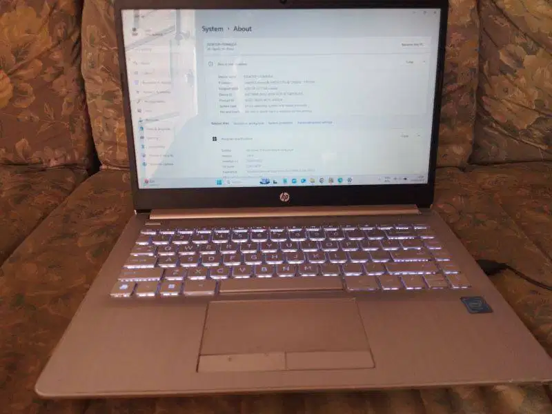 LAPTOP SECOND HP 14s-CF2018TU (Intel Celeron N4020/4GB/SATA 320GB)
