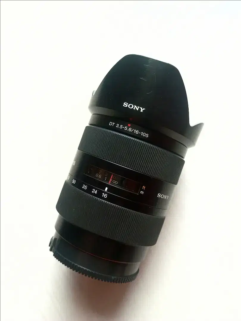 Sony DT 16-105 F/3,5-5,6 A-mount bisa  E-mount + adapter tambahan