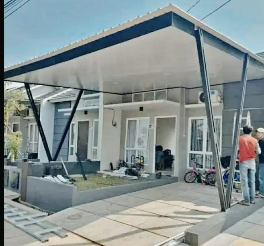 Kanopi plafon PVC putih