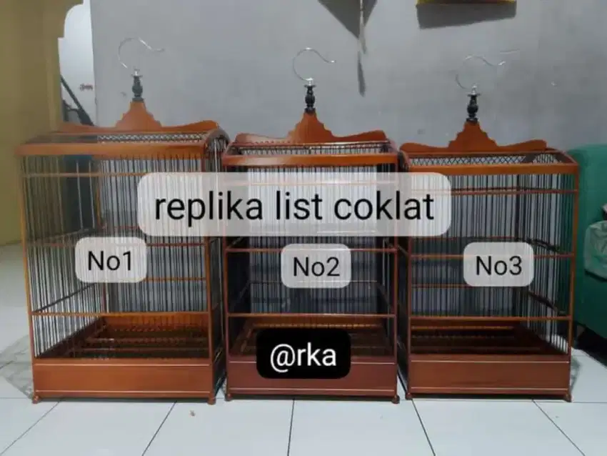 sangkar kotak replika list