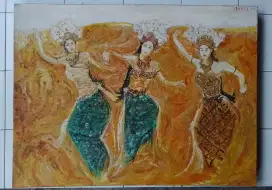 BU lukisan Srihadi tema penari ada 2 lukisan