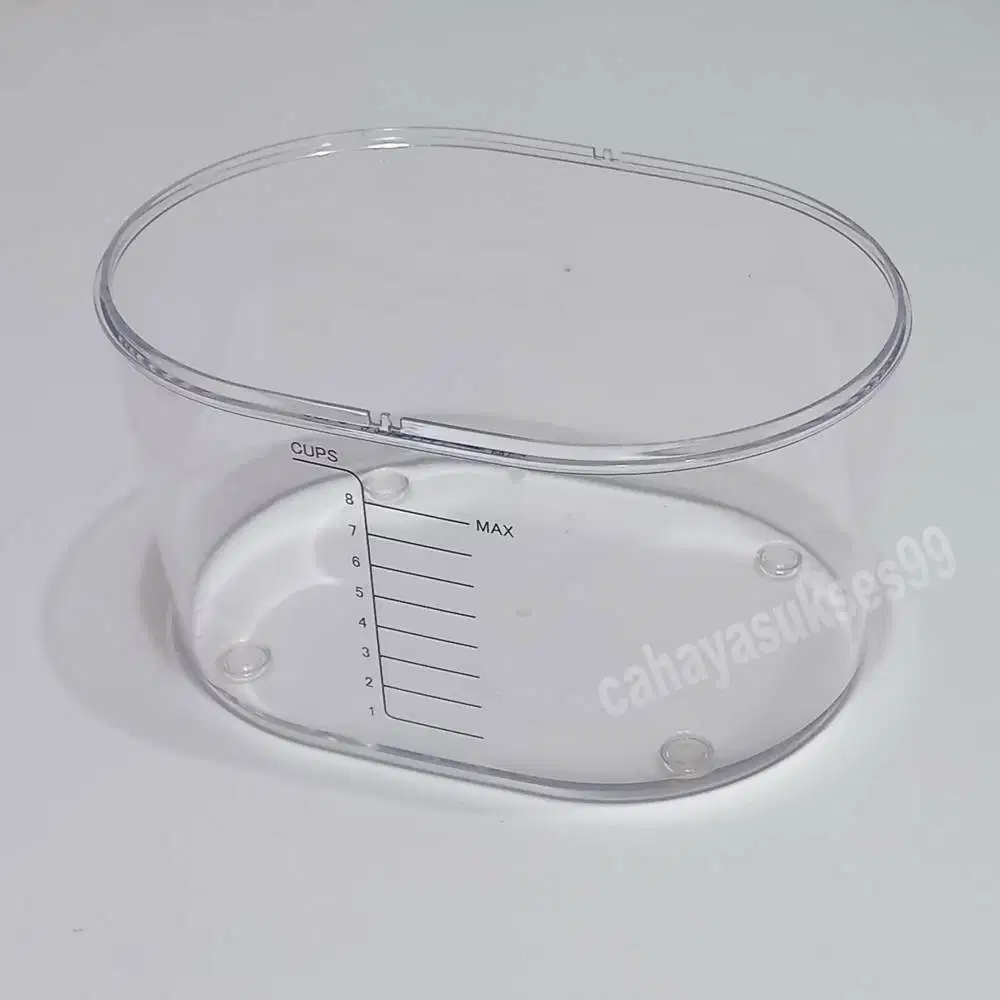 Cup Bagian Bawah Slicer Spiralizer Box Plastik Mika Alat Potong Buah