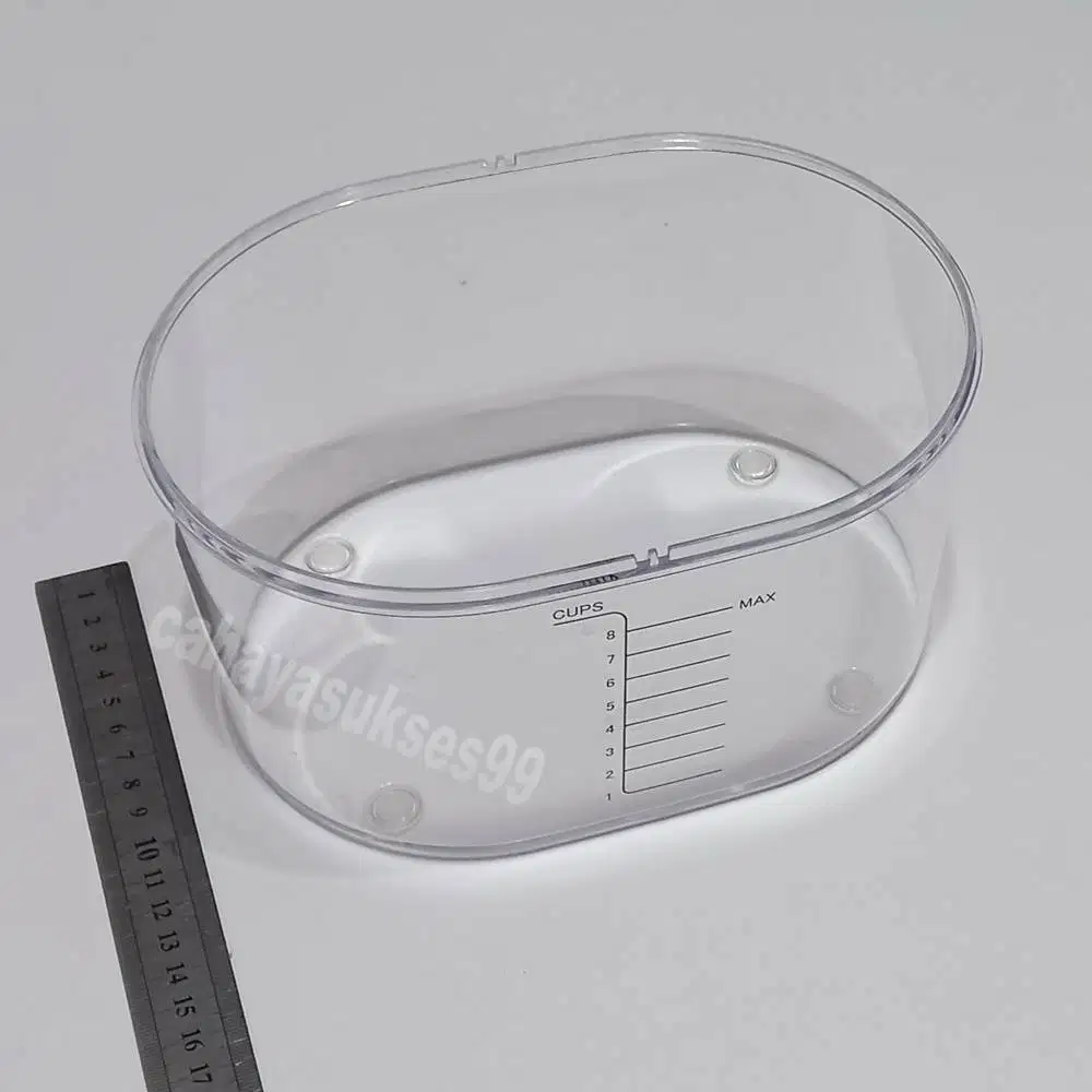 Cup Bagian Bawah Slicer Spiralizer Box Plastik Mika Alat Potong Buah