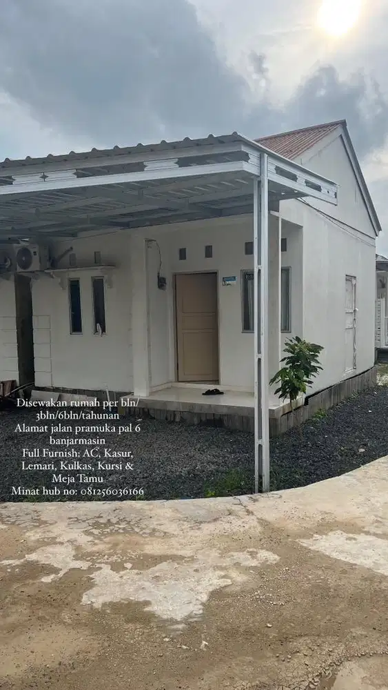 Disewakan rumah bulanan/3bln/6bln/tahunan