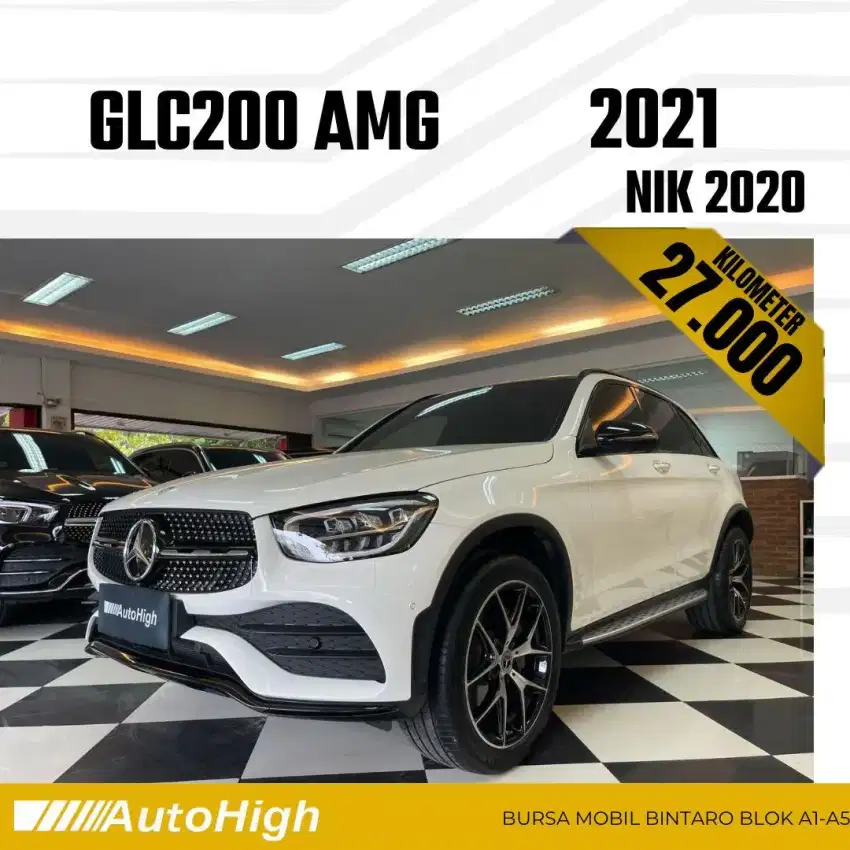 DP10% [Km27.000] GLC200 AMG 2020 White / GLC 200 Reg 2021 #AUTOHIGH