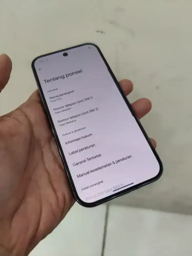 Google Pixel 9 pro black 12/128 imei beacukai aman