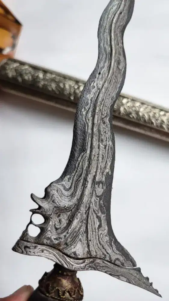 Pusaka antik langka unik rare otentik keris Naga Raja luk 13 Majapahit