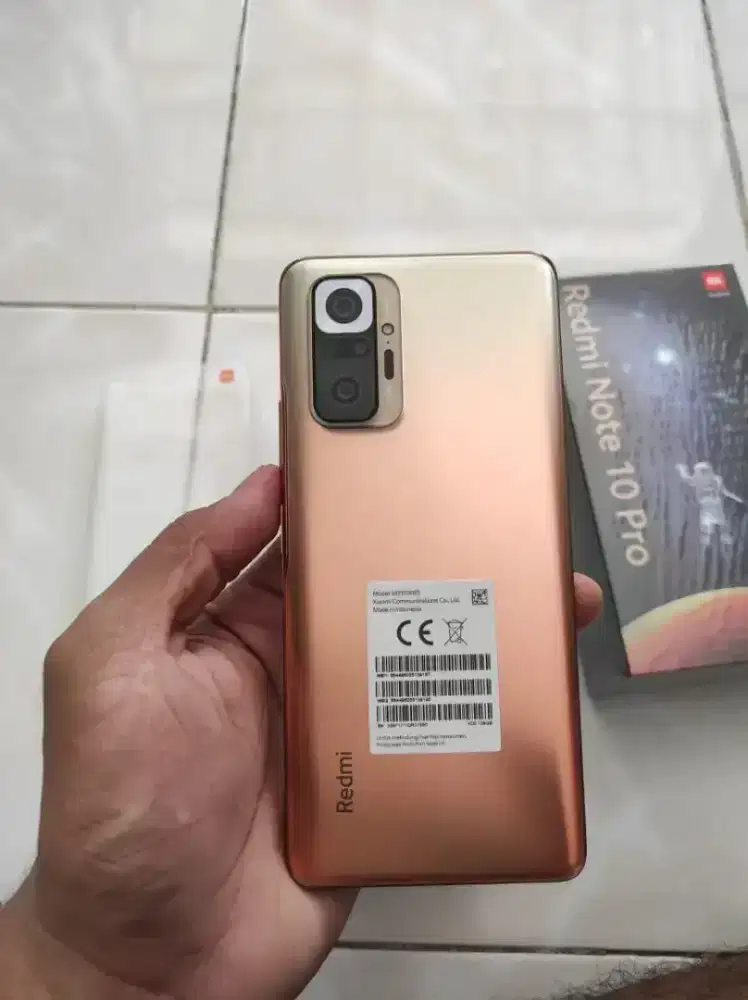 Redmi note 10 pro bronze 8/128 fullset