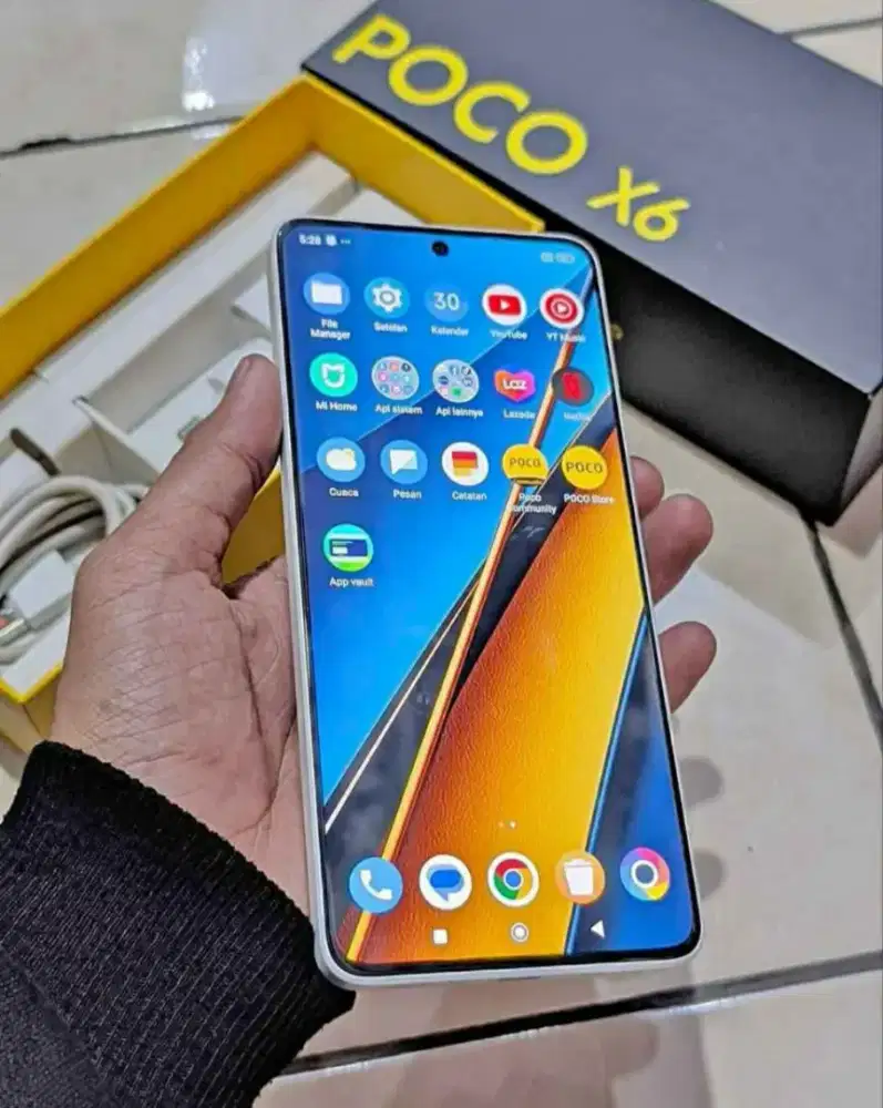 poco x6 5g, kondisi mulus belom pernah bongkar