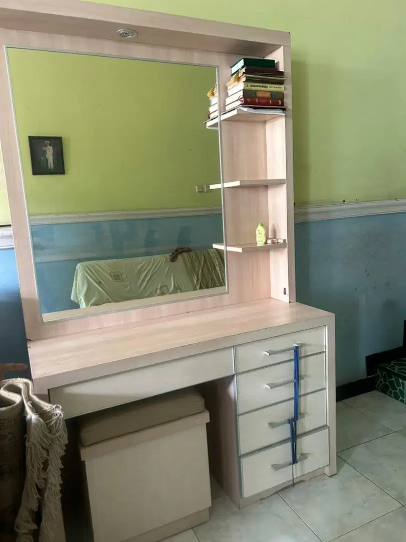 Meja rias bahan kayu triplek PREMIUM furniture minimalis