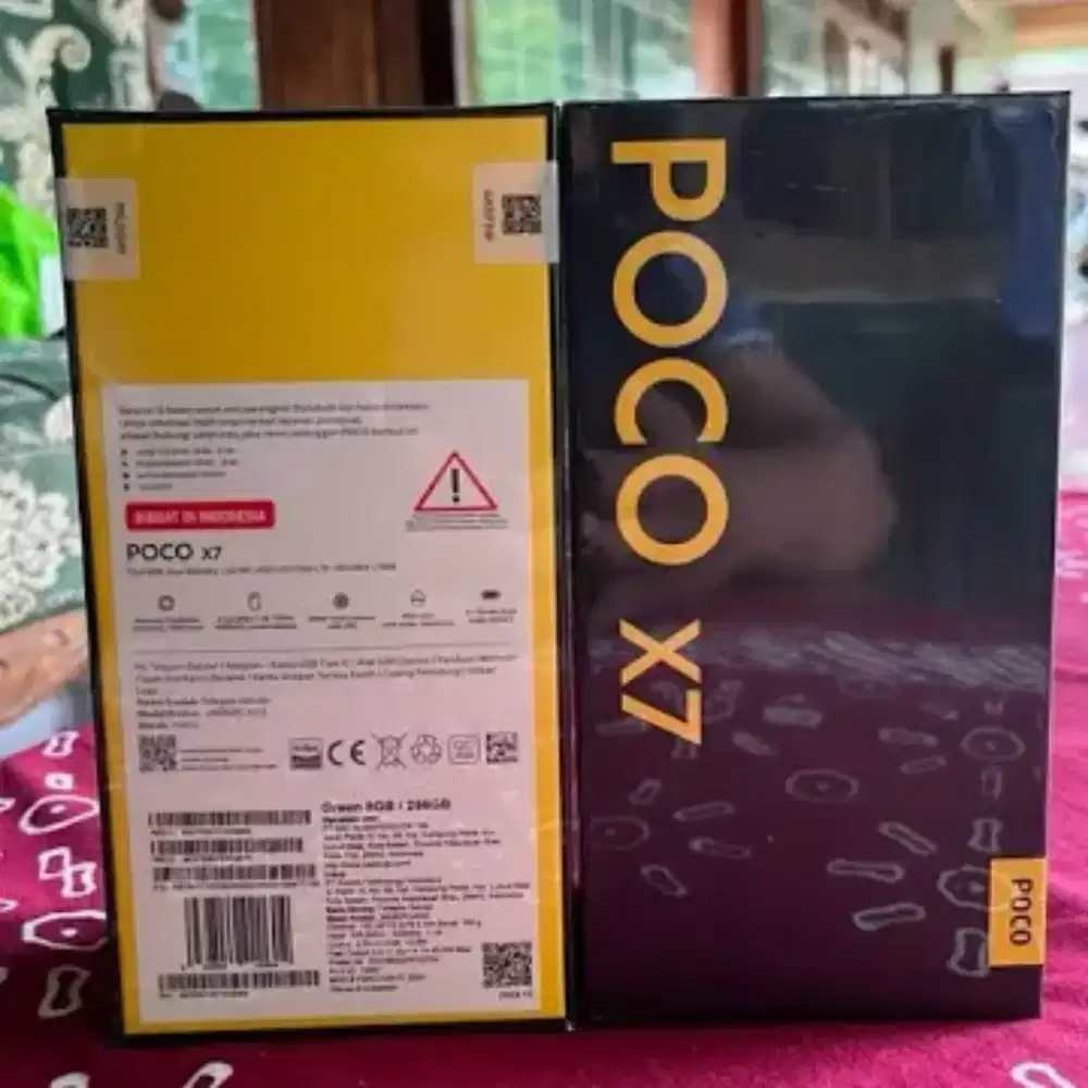 Xiaomi poco X7 ram 8gb layar lengkung pro garansi resmi