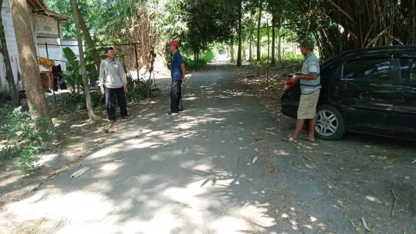 Jual tanah pekarangan posisi datar