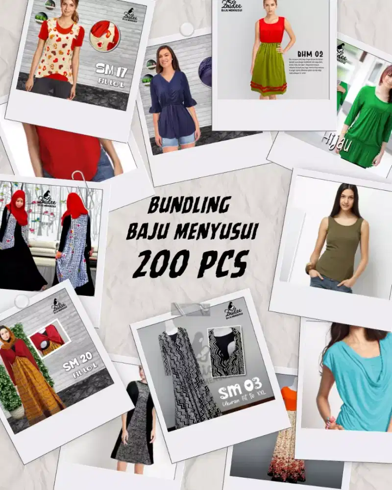 Paket Bundling Baju Menyusui Kekinian