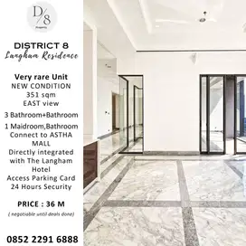 Jual LANGHAM RESIDENCE 351sqm, at SCBD Sudirman, Murah, 36M