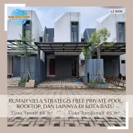 Rumah Vila Aesthetic Keren Free Pool View Indah Di Athara Naya Batu