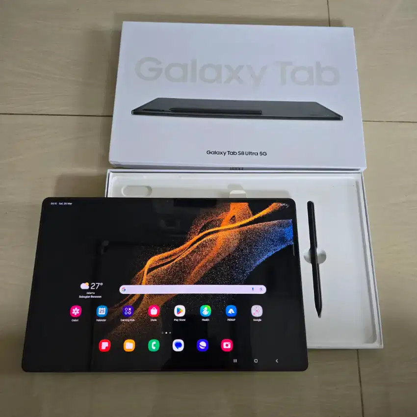 Samsung Tab S8 ultra 5G Ram 12/256GB Garansi Resmi sein