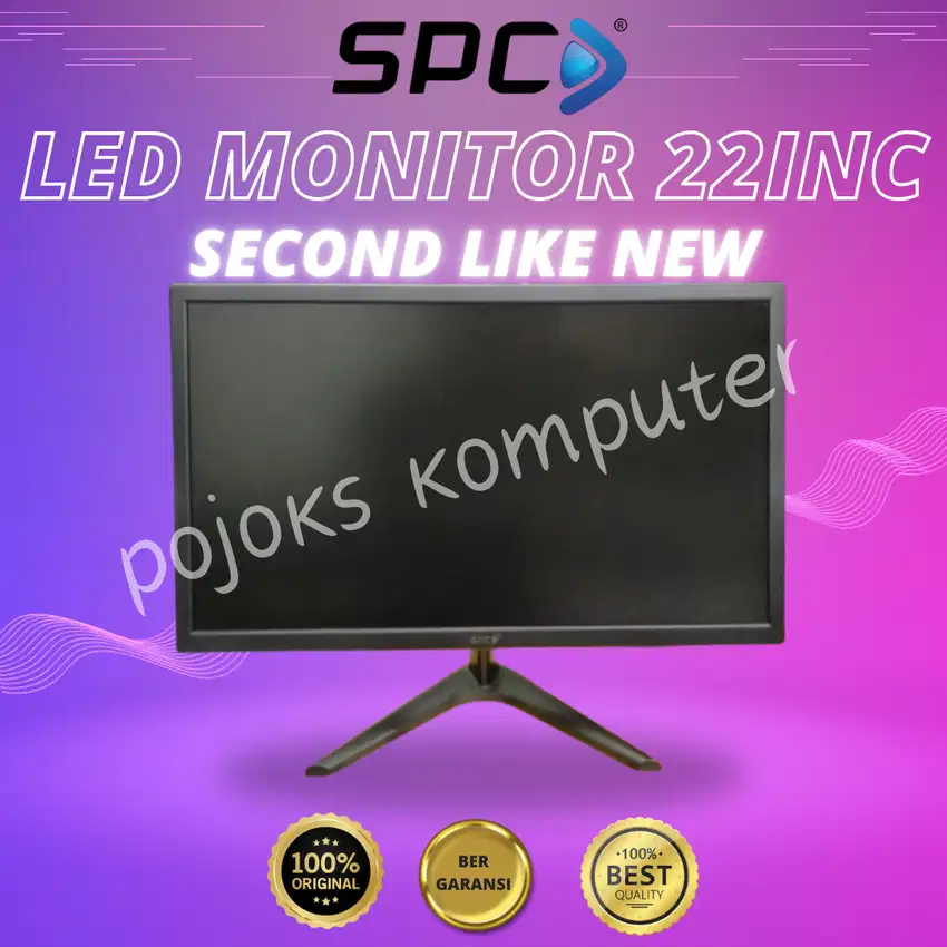 LED Monitor SPC 22 Inch HDMI Second Like New