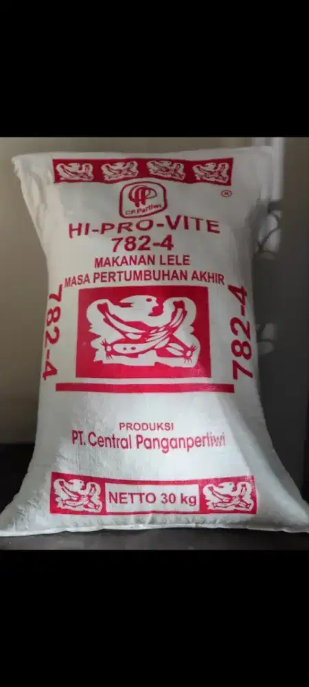 pelet 782-4 HI-PRO-VITE 782 pakan benih bibit lele gurame nila 1karung