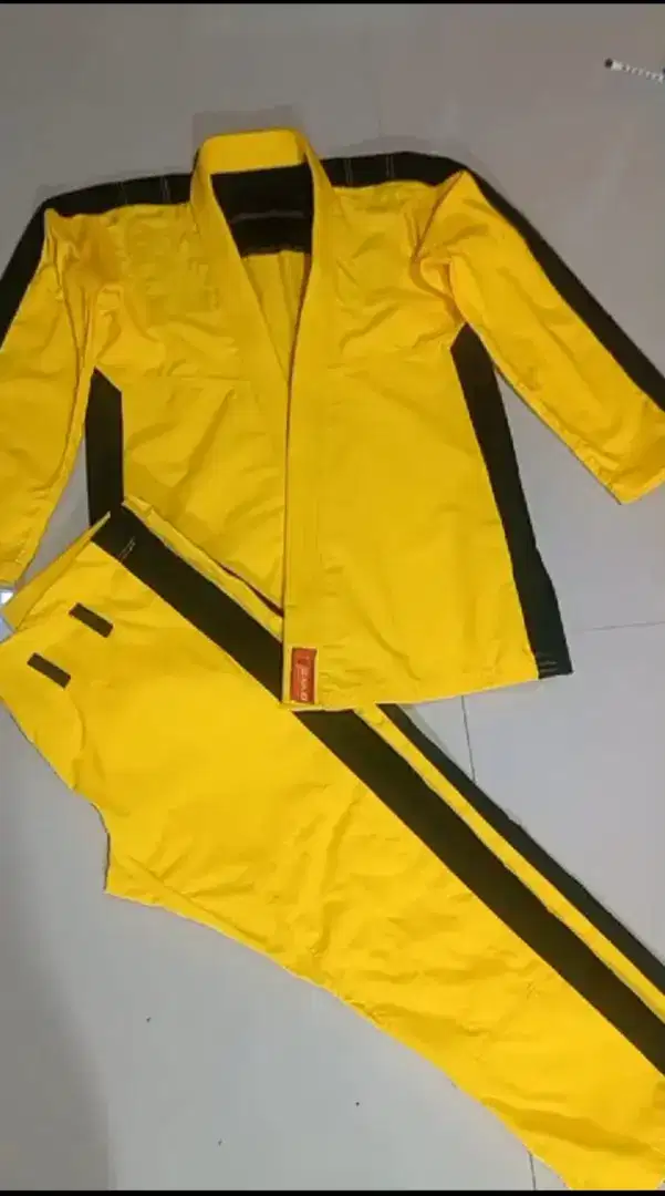 Jiu jitsu bjj gi Bruce Lee yellow suit Jiujitsu Jujitsu Ju jitsu
