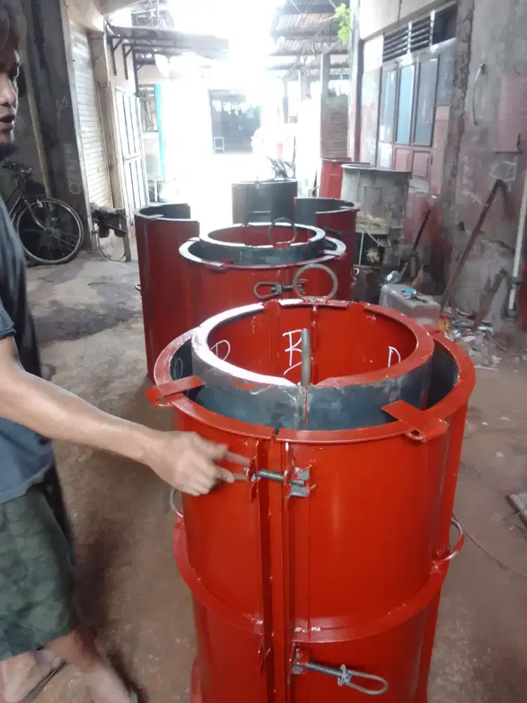 cetakan gorong gorong buis beton segala macam cetakan