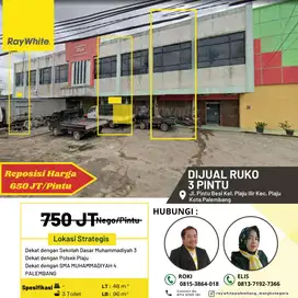 Dijual Ruko 3 Pintu