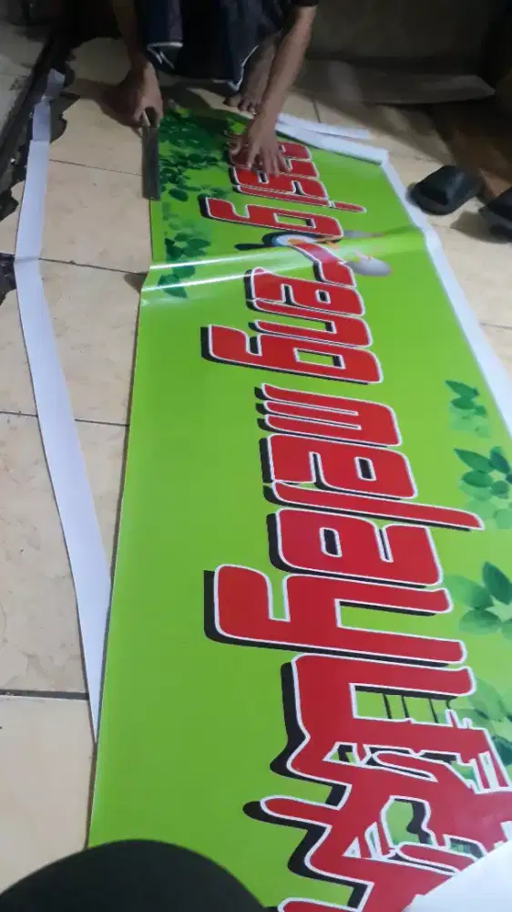 Cetak Spanduk, Banner, stiker, brosur dll