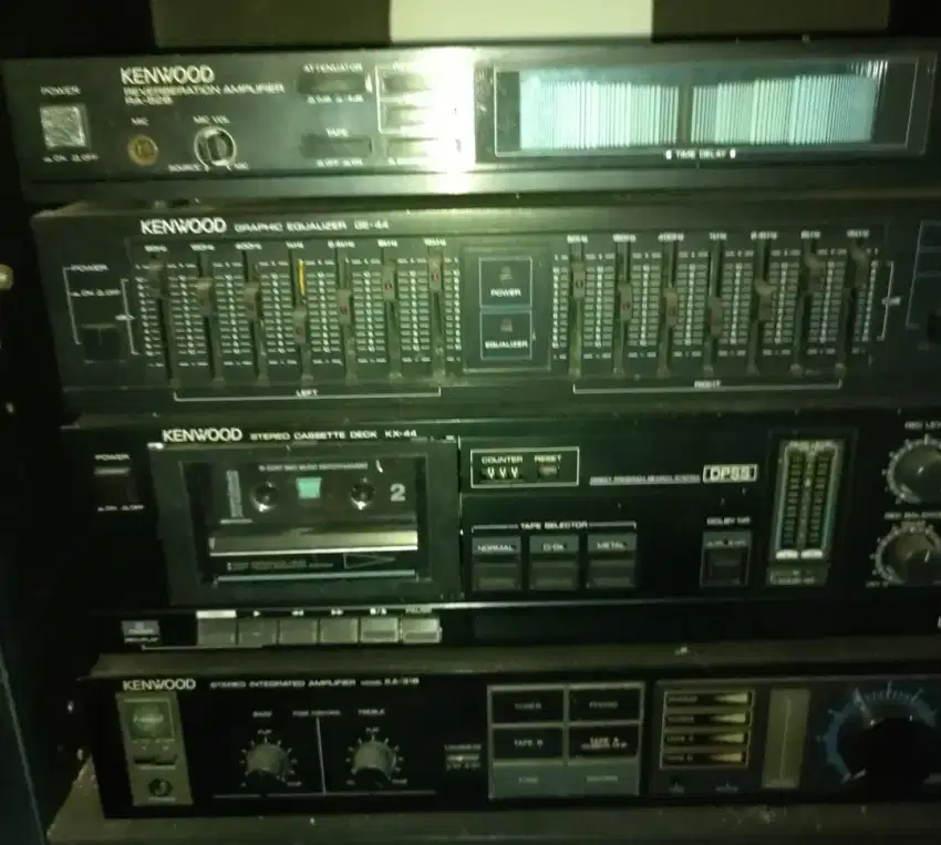 Dijual audio set kenwood vintage