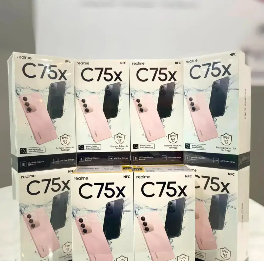 REALME C75X 8/128GB NEW SEGEL GARANSI RESMI TERMURAH