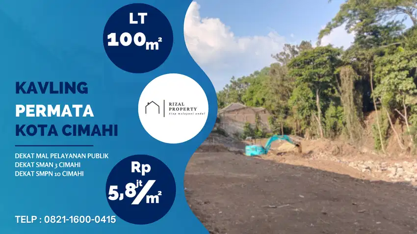 Tanah Kavling Luas di Cibabat! Dekat Sekolah & Pemkot, Harga Menarik!