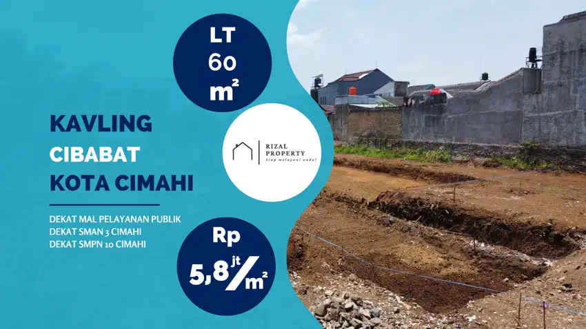 Tanah Kavling Luas di Cibabat! Dekat Sekolah & Pemkot, Harga Menarik!