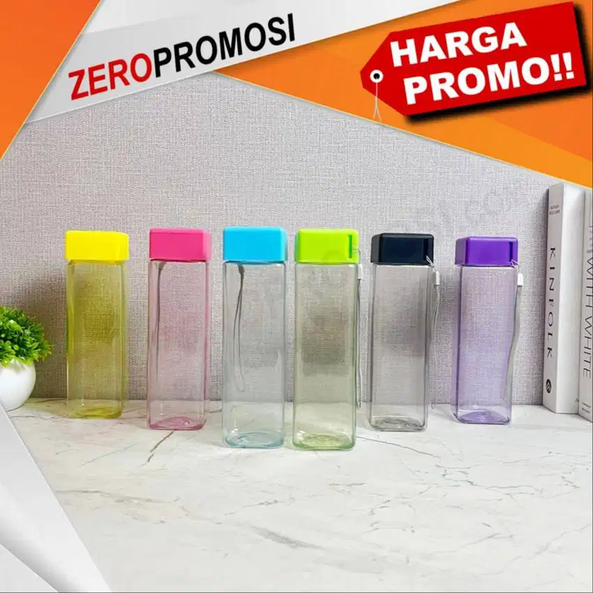 MY BOTTLE SQUARE untuk souvenir promosi 500 ml