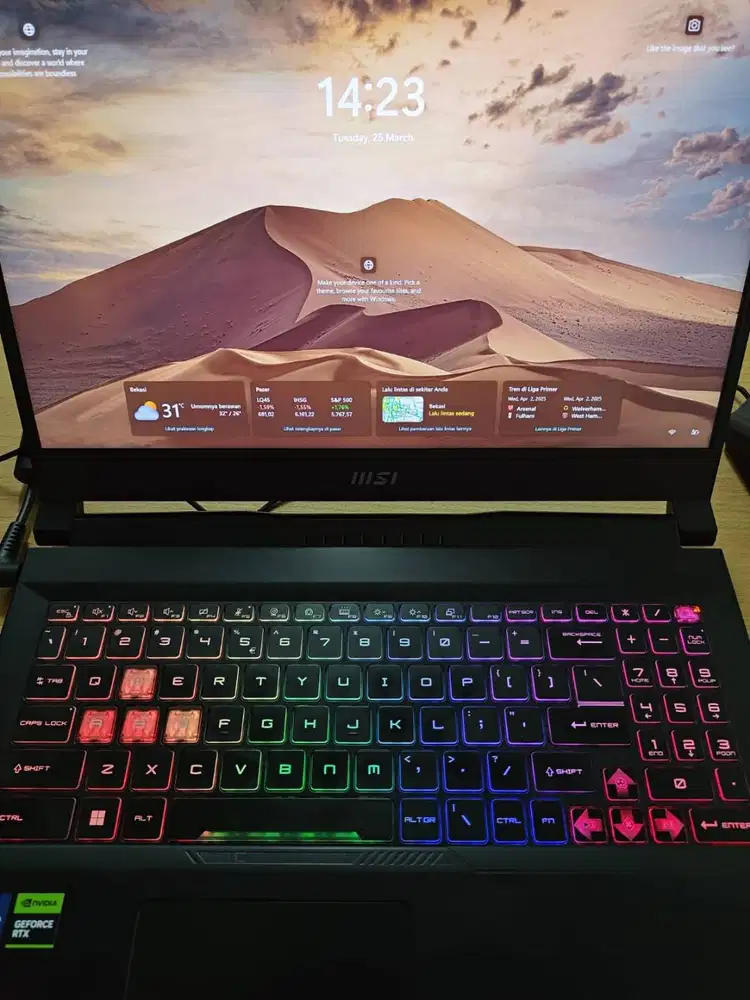 MSI Katana garansi panjang.