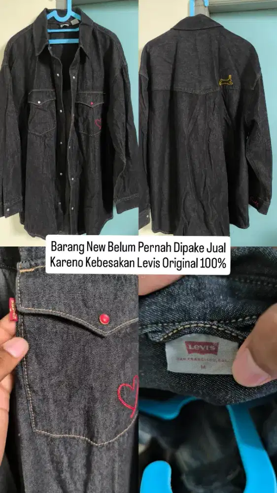 Jual Rugi Kemeja Levi's Oversize Original 100%