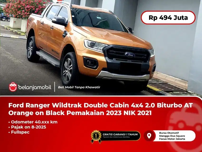 [FULLSPEC] Ford Ranger Wildtrak DC 4x4 2.0 Biturbo AT Orange 2021