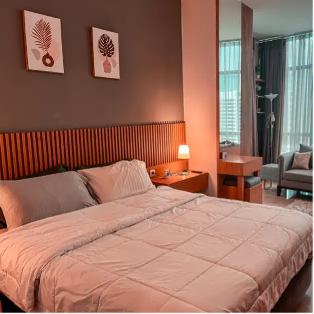 disewakan Sudirman suite studio lux/1BR full furnised