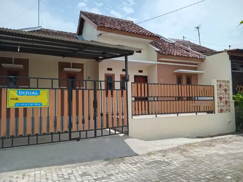 JUAL MURAH RUMAH MODERN 3 KAMAR DI MOJOSONGO PLESUNGAN SOLO SURAKARTA