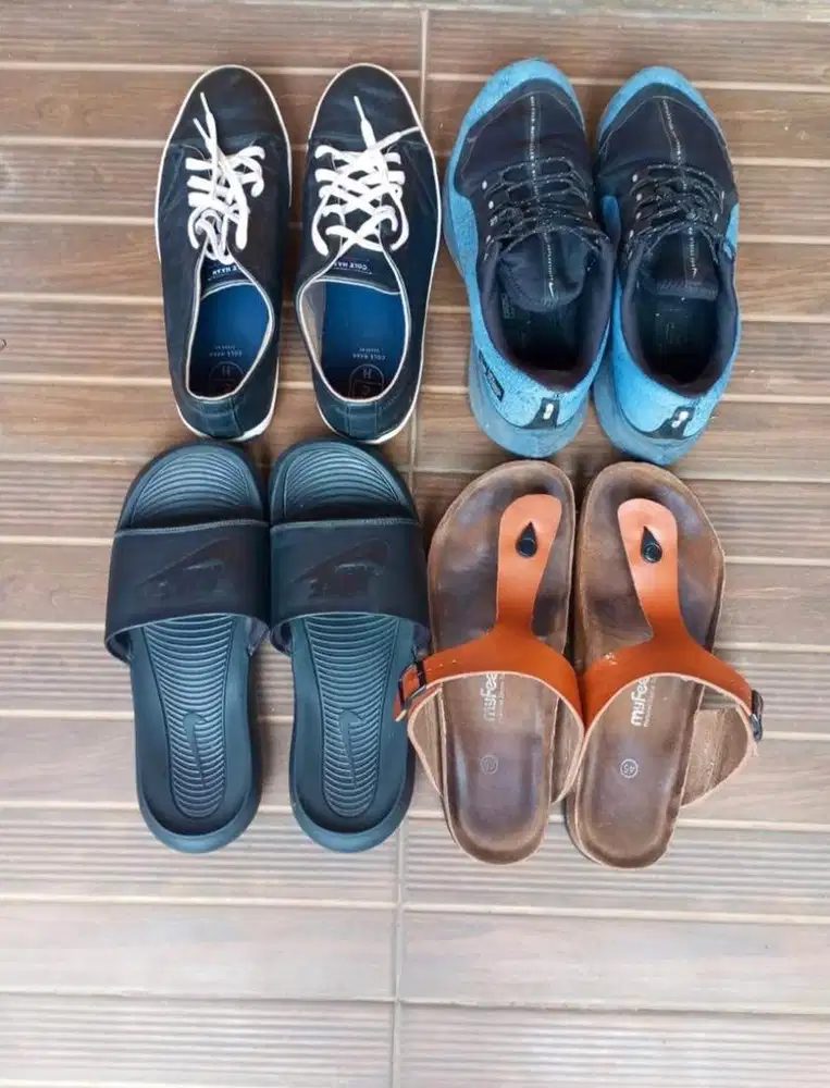 Dijual murah sepatu sandal nike dll size 44-45