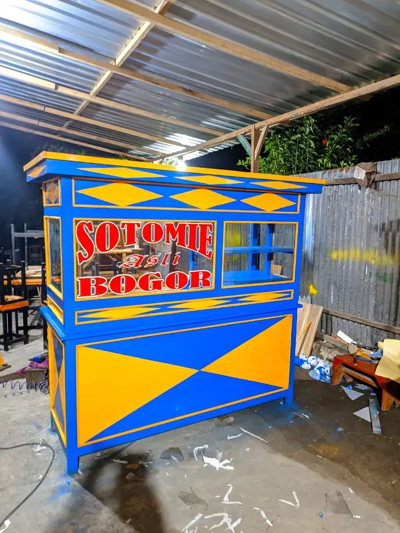 Gerobak soto mie bogor, gerobak angkringan, gerobak pecel lele, dll