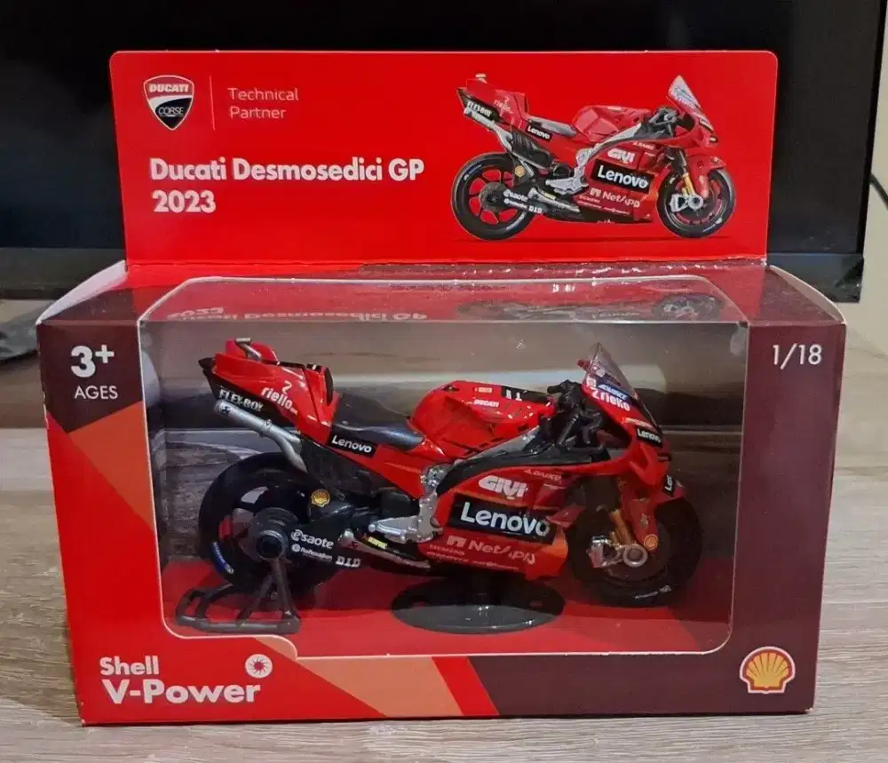 Diecast Ducati Desmosedici GP 2023 Shell