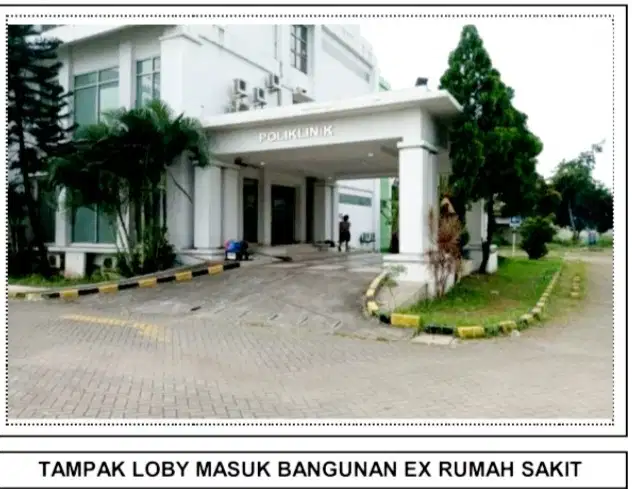 Ex RUMAH SAKIT TYPE C DI ARIA PUTRA CIPUTAT TANGSEL