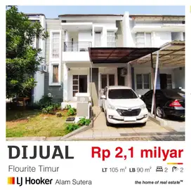 ( Tomp ) Cluster Flourite Timur, Area Gading serpong, dekat akses Tol