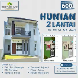 HUNIAN 2 LANTAI DI KOTA MALANG 600 JUTAAN LOKASI DEKAT EXIT TOL