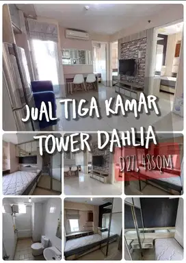 Jual 3BR Hook apartment Bassura City tower D full furnished
