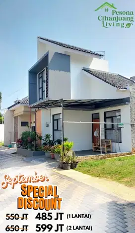 RUMAH 2 LANTAI DI CIHANJUANG DKT PEMKOT CIMAHI SARIWANGI PASTEUR