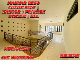 MURAH POL Rumah Manyar Rejo cocok KOST Kantor Praktek Dokter Bisnis