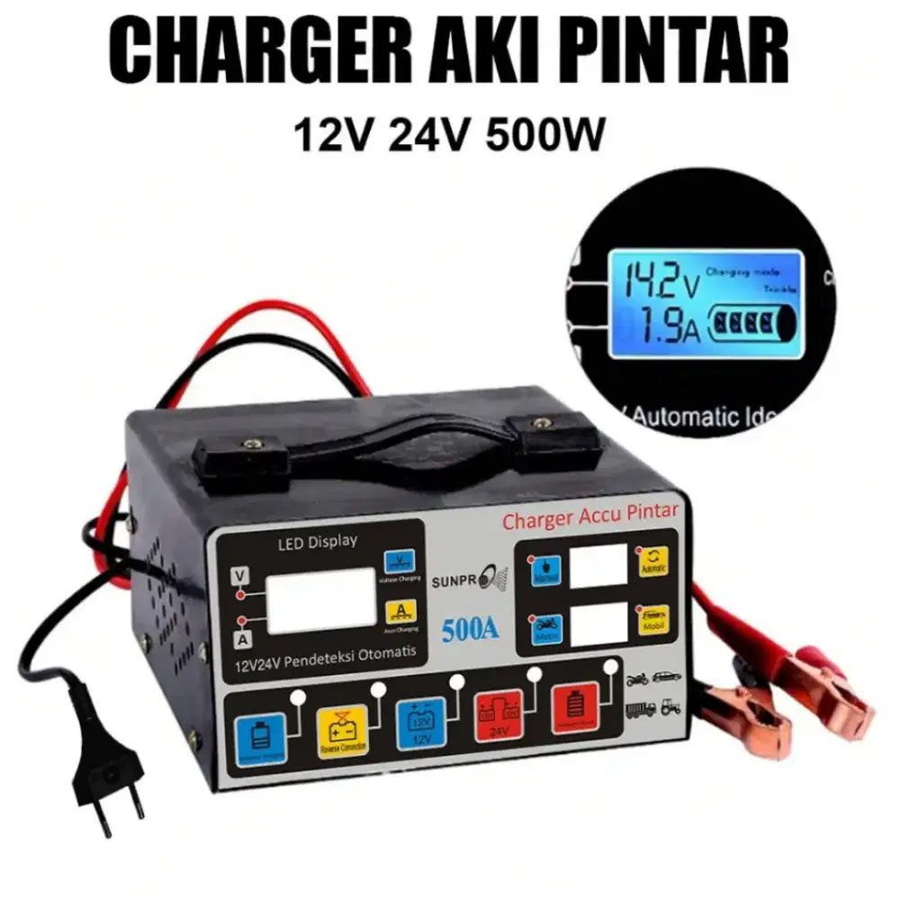 cas charger aki truk mobil baru