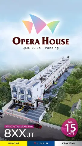 Villa di Komplek Opera House ( Jalan Suluh / Pancing )