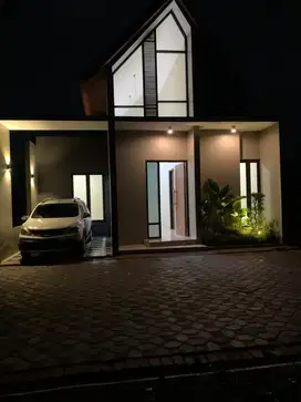 Rumah Estetik di Colomadu dekat Kampus UMS Solo Listrik Underground