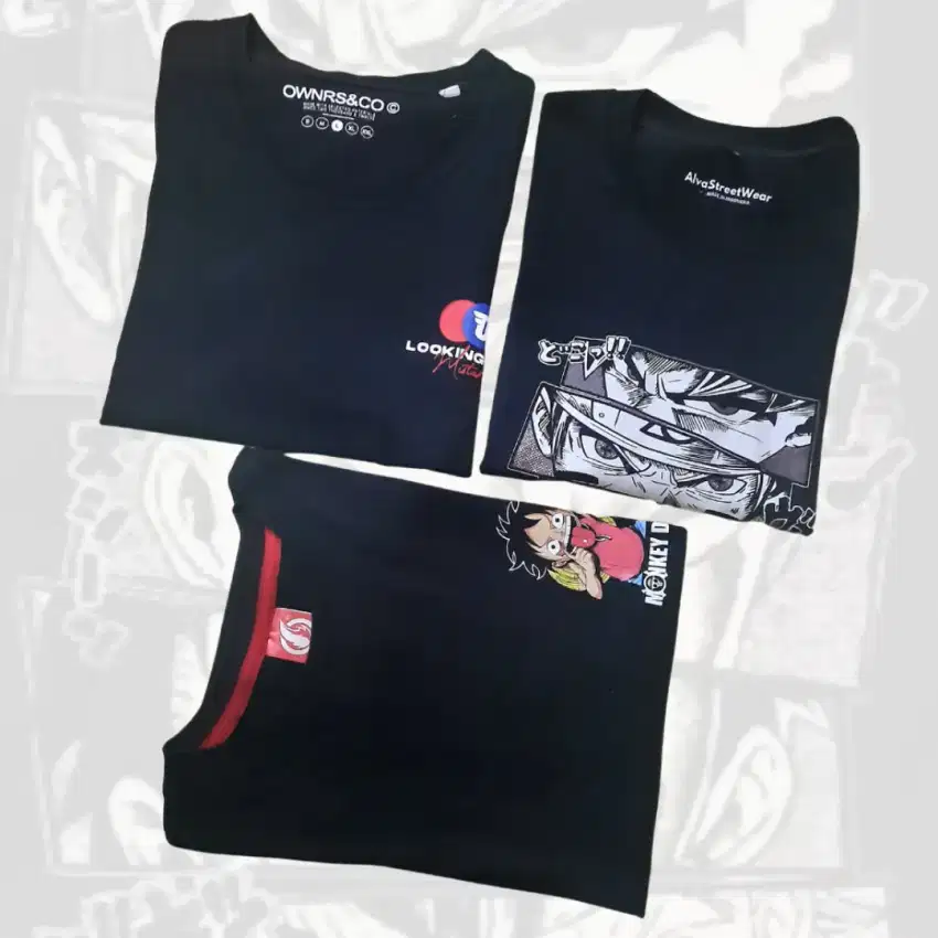 Paket 3 Tshirt Original Distro