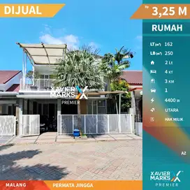 Dijual Cepat Rumah Minimalis Modern 2 Lantai Permata Jingga - Malang